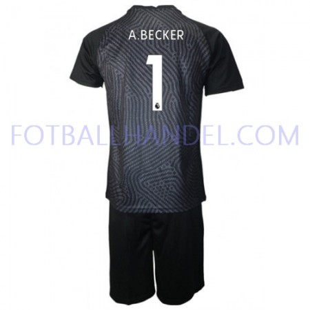 Barn Fotballdrakter Keeper Liverpool Alisson Becker 1 Hjemme 2020-21 Kortermet